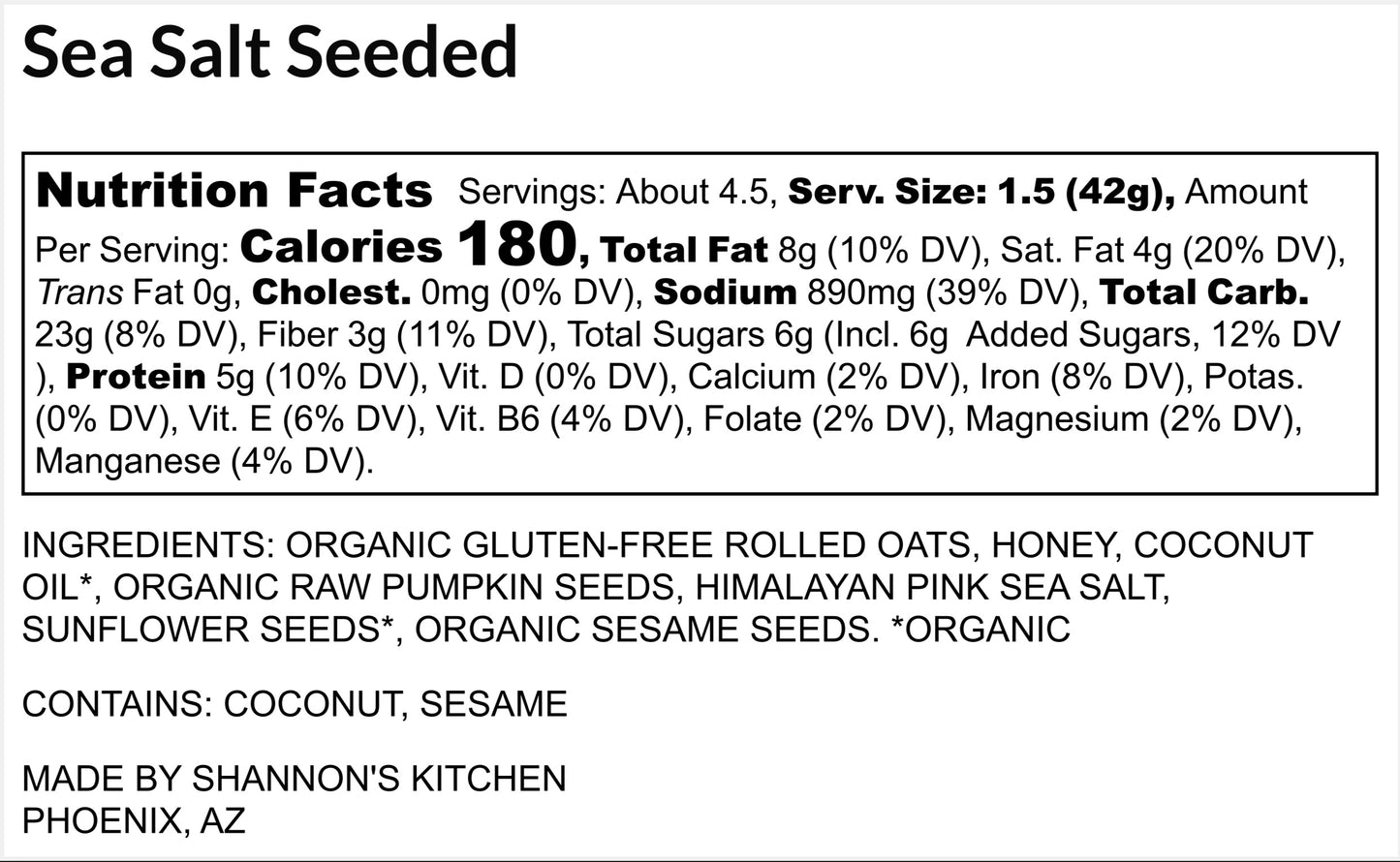 Sea Salt Seeded