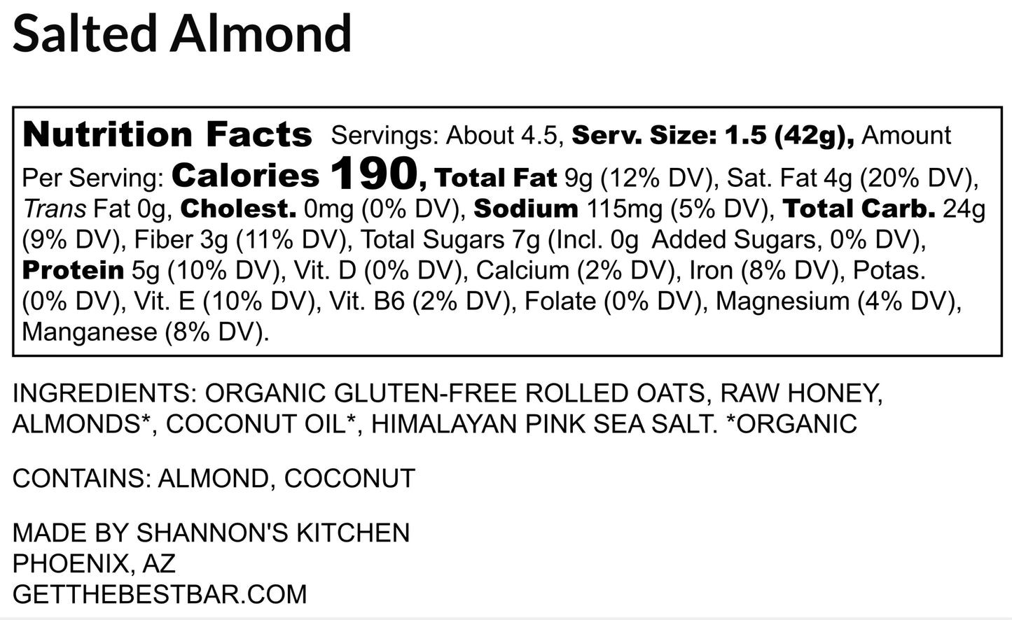 Salted Almond