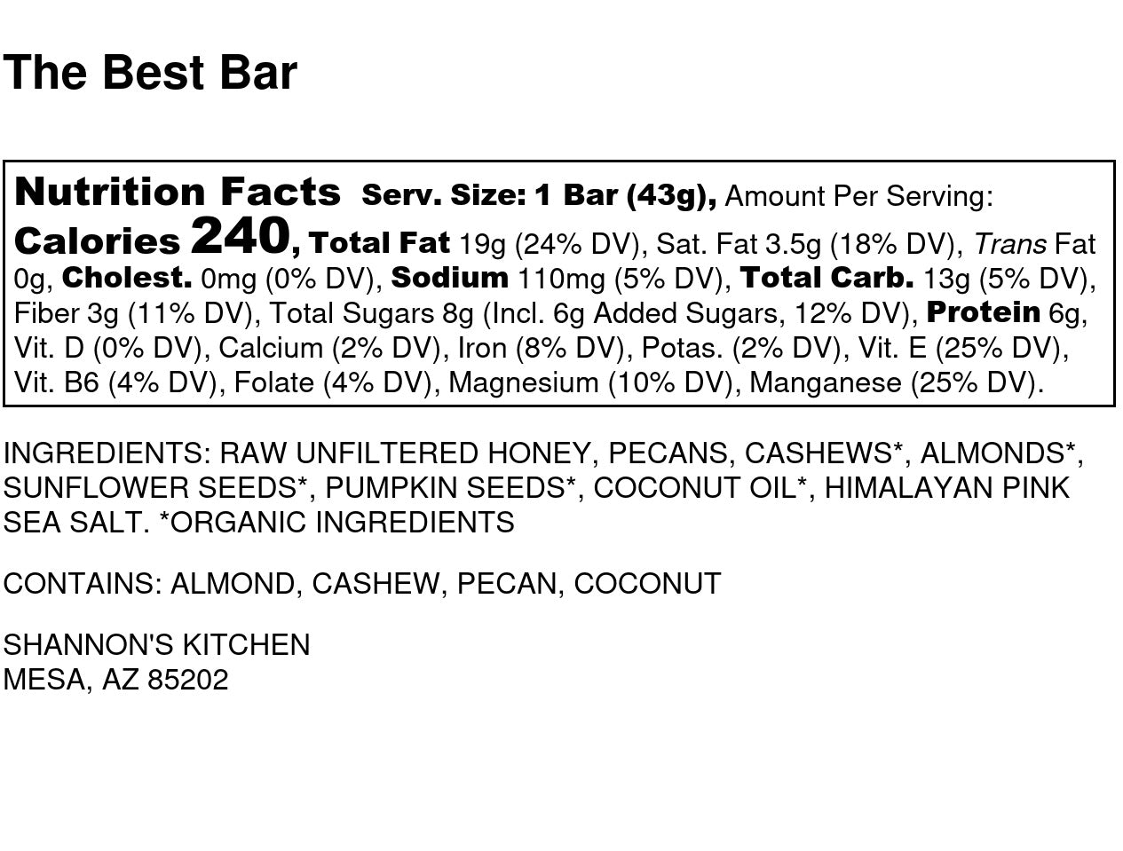 The Best Bar Original