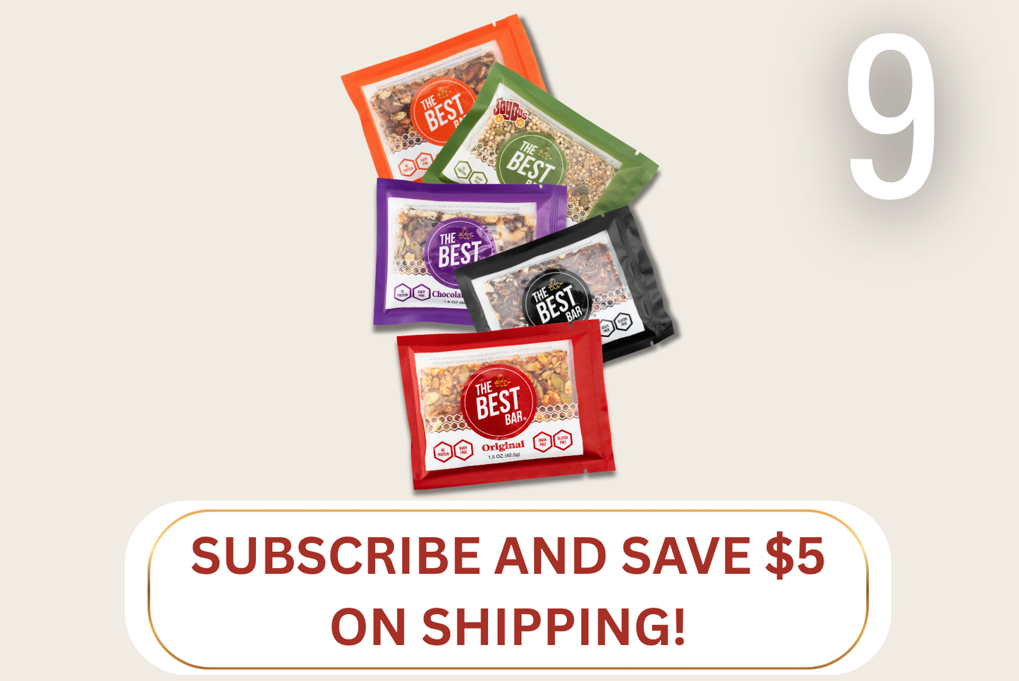 The Best Monthly Bar Box (9 Count Subscription)
