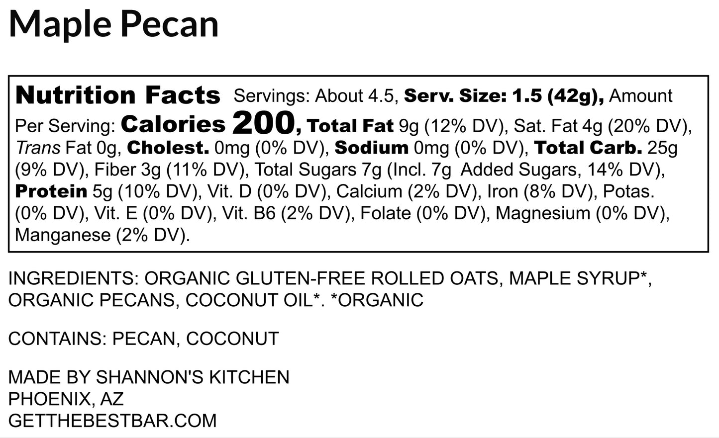Maple Pecan